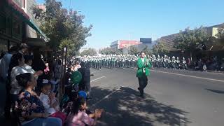 RHS Marching Band 2018 Reedley Parade [upl. by Eimrej]