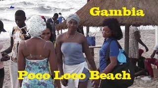 BeachStrand Poco Loco Kololi Gambia [upl. by Enovahs]