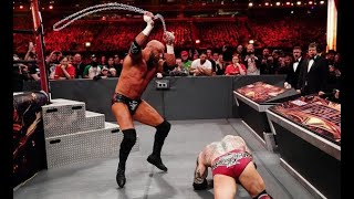 Batista vs Triple H WWE WrestleMania 35 Highlights [upl. by Janine]