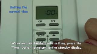 InWall Digital Timer TM097  How to set up the programs [upl. by Ahseinet12]