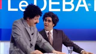 Gad Elmaleh et Jamel Debbouze Le débat des primaires [upl. by Gamal]