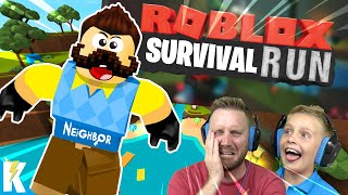 Hello Neighbor in ROBLOX Survival Run  KCity GAMING [upl. by Aniez]