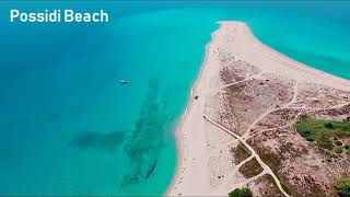 Kassandra Halkidiki Greece  7 Most Beautiful Beaches HD [upl. by Harlene]