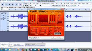 I got Orange Vocoder PlugIn for Audacity [upl. by Hsetirp]