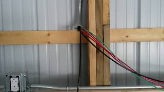 Pole Barn Electrical Wiring In Conduit Example amp Ideas [upl. by Aissatsana47]