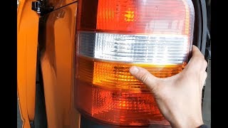 VW T5 RÜCKLEUCHTEN AUSBAUEN  WECHSELN TUTORIAL [upl. by Rehpitsirhc]