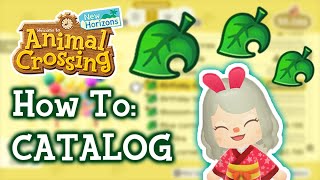 🛍️ Animal Crossing New Horizons How To Catalog Items [upl. by Etz209]