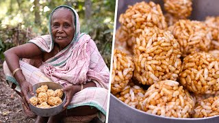 মুড়ির মোয়াMurir Moa RecipeMurmura RecipePuffed Rice Recipe Village FoodBengali Misti Recipe [upl. by Zulema]