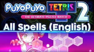 Puyo Puyo Tetris 2  All Spells English [upl. by Andriana]