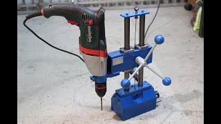 Trapano magnetico fai da te homemade magnetic drill [upl. by Carmon]