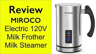 Review Miroco Milk Frother  How to make froth milk at home [upl. by Adierf]