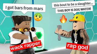 ROBLOX RAP BATTLES but im a RAP GOD [upl. by Ingold]