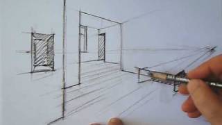 drawing perspective  how to draw perspective [upl. by Atinauq]