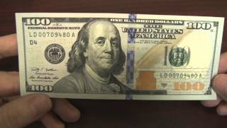 New US 100 Bill Design and Security Features [upl. by Borlow]