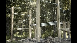 How To Build Your Own Calisthenics Park In Your Yard DIY tutorial [upl. by Daile]