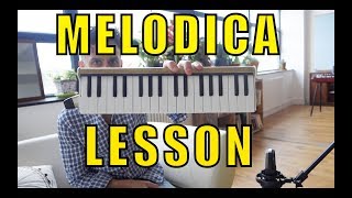 Your First Melodica Lesson  how to play the melodica for beginners  tutorial [upl. by Nosyrb]