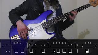 Iron Maiden  Powerslave Bass cover with Tab [upl. by Marco579]