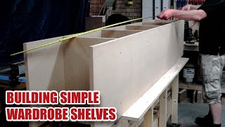 Installing Simple MDF Dressing Room Shelving amp Clothes Rails [upl. by Ark355]