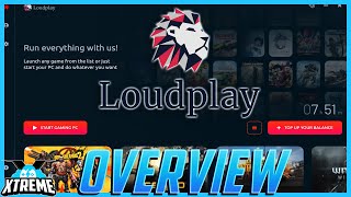 Loudplay Cloud Gaming Overview  A Russian Shadow PC [upl. by Ytram]