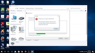 Two ways fix the local print spooler is not running in windows 10 [upl. by Shishko486]