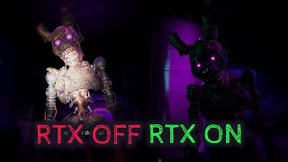 FNAF Security Breach Modded RTX  Burntrap ENDING [upl. by Yxel]