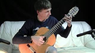 GF Händel Sarabande classical guitar  Andreas Lindae [upl. by Eirdua]