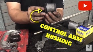 How to replace control arm bushings [upl. by Aniuqahs]