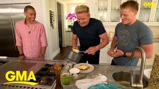 Gordon Ramsays perfect scrambled eggs tutorial  GMA Digital [upl. by Amar]