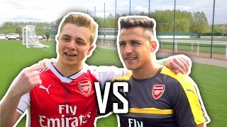 ChrisMD Vs ALEXIS SANCHEZ HOLDING amp ELNENY  Impossible Goal Line Shooting [upl. by Ttegdirb]