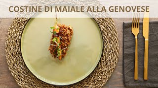 Costine di Maiale alla Genovese  Ricetta Gourmet  ChefDeg  Saporie [upl. by Twitt]