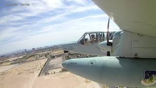 OV10 Bronco Takes Off Over Las Vegas [upl. by Darlene900]