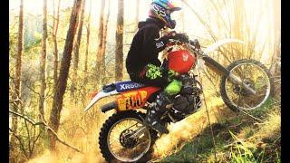 HONDA XR 600  In action [upl. by Eerot]