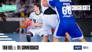 Highlights THW Kiel  VfL Gummersbach [upl. by Bacchus]