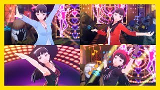 Persona 4 Dancing All Night  Yukiko Amagi Costume Showcase PS4 [upl. by Porush]