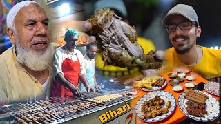 LAHORI STREET FOOD IN PAKISTAN  Mutton Joint King amp Karachi Style BBQ [upl. by Ahern]