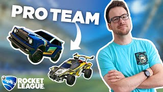 I joined a pro team for a day to see if we could win the hardest ingame tournament in Rocket League [upl. by Gnehp596]