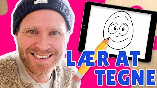 Lær at tegne ansigter ✏️  Tegnetips med Martin Sommer [upl. by Butta]