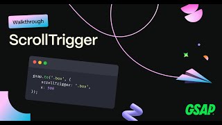 Introducing ScrollTrigger for GSAP [upl. by Melisande]