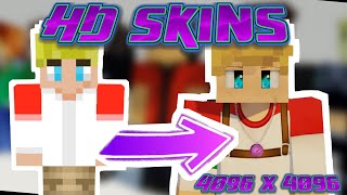 How to Make Minecraft HD Skins  TUTORIAL [upl. by Yllib]