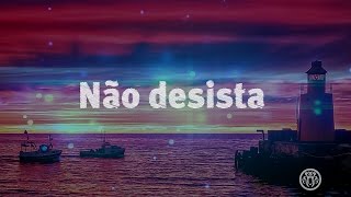 Não desista  Thiago Brado Lyric Vídeo [upl. by Vedis]