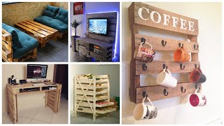 150 Awesome DIY Pallet Furniture and deco Ideas [upl. by Odrude132]