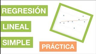 REGRESIÓN LINEAL SIMPLE  PRÁCTICA  15 Curso Machine Learning con Python [upl. by Martainn37]