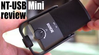 Rode NTUSB Mini review vs NTUSB microphone [upl. by Lucchesi]