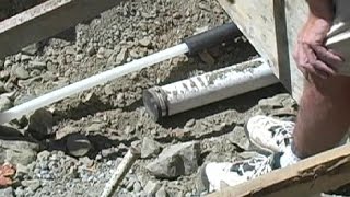 How to Install Plumbing in a Slab Foundation [upl. by Rea]