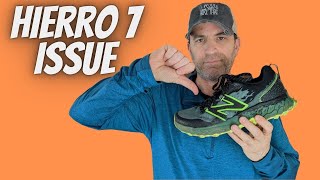 New Balance Hierro V7 Shoe Issue [upl. by Elleinwad170]