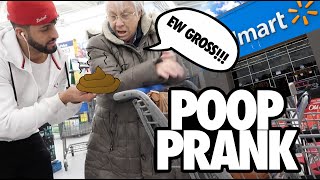 POOP PRANK IN WALMART GOT KICKED OUT [upl. by Rudd990]