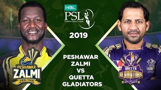 Match 34 Final Full Match Highlights Peshawar Zalmi Vs Quetta Gladiators  HBL PSL 4  HBL PSL 2019 [upl. by Nosnah249]