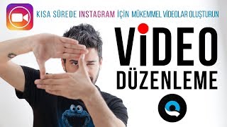 Instagram için En İyi Video Düzenleme Uygulaması  Quik Tutorial [upl. by Elli903]