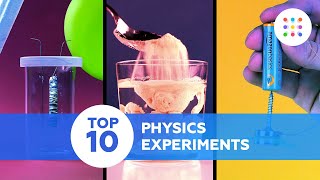 TOP 10 physics experiments to do at home [upl. by Atinoj328]