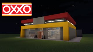 Minecraft How To Build A Convenience Store  Oxxo [upl. by Madi]